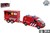 Kids Globe Volkswagen Transporter NL Brandweer met Aanhangwagen 3+ 