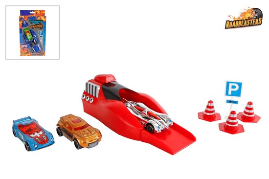 Roadblasters Afschiet Autoset met 3 Auto's 