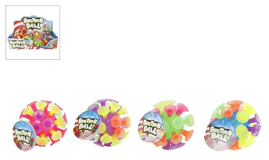 Zuignap Bal circa 10cm Assorti Kleuren 