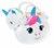 Unicorn Pluche Tasje circa 20cm Assorti Kleuren 