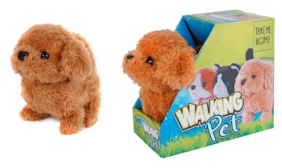 Take Me Home Loophondje Bruin 15½ cm (2xAA) 3+ 