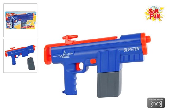 sun fun Waterpistool Electrisch circa 34½ cm Blauw/Oranje 