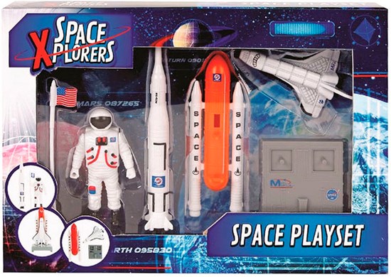 Space Explores Space Shuttle Speelset 6dlg 