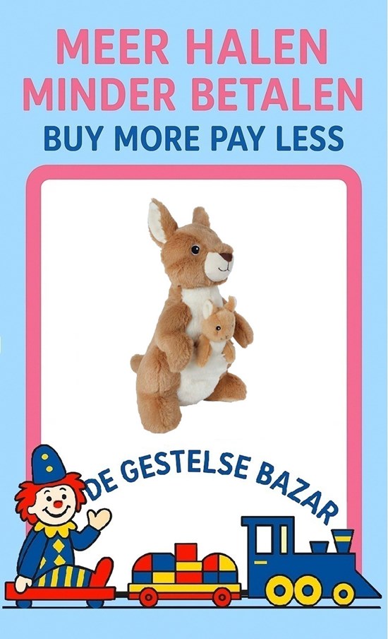 Take me Home Kangaroe met Baby circa 32cm 