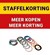 Glamour Arm/Haarbandjes set van 4stuks assorti kleuren 