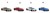 Kinsmart Bugatti Mistral assorti kleuren 