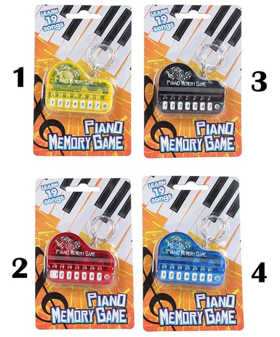 Piano Music Memory 19 Songs Sleutelhanger assorti circa 6cm 