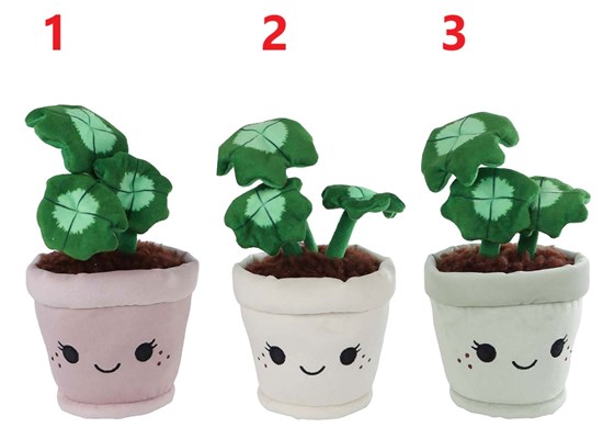 Take Me Home Plant Pluche Klavertje 4 assorti circa 19cm 