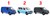 Kids Globe VW Transporter 13½cm Assorti Kleuren 3+