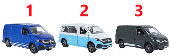 Kids Globe VW Transporter 13½cm Assorti Kleuren 3+