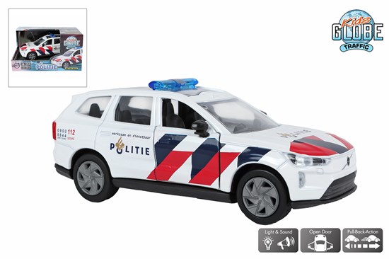 Kids Globe NL Politie Volvo EX90 met Licht en Geluid 13½ cm 3+ 