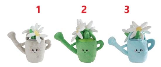 Take Me Home Plant Pluche Gieter 3assorti circa 20cm 