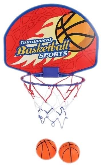 GameTime Mini Basketball Ring met Bord & Ophanghaken circa 28x21cm 