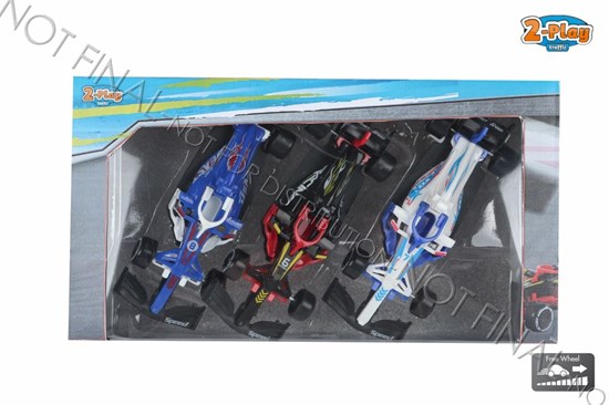 2-Play Formule I Race Auto set 3stuks 3+ 