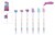 Glamour Pen Unicorn/Hart Multicolor assorti 19cm 