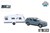 Kids Globe Volvo EX90 met Dethleffs Caravan circa 30cm 3+ 