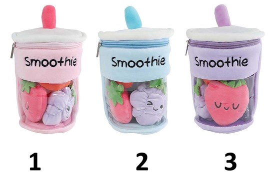Fluffy Menu Pluche Smoothie met Fruit circa 20cm