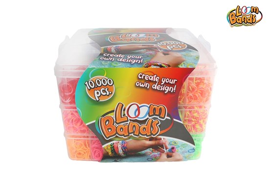 Loom Bnads SUPER Stapelbox 3 Etages circa 10.0000 Bnds/Plank/Accessoires 