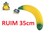 Jumbo Squeeze EXTRA GROTE Banaan Anti Stress circa 7x7x37cm