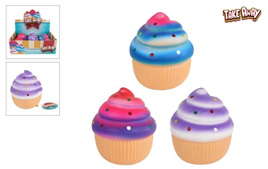 Take Away Cupcake Squeeze circa 11cm Assorti 