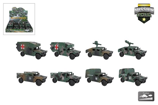 Mission Control Voertuig Frictie circa 13-15cm Assorti 