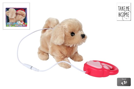 Take Me Home Loophond Golden Retriever aan Riem B/O 