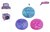 Glamour MEGA Kristal Sugar Stressbal circa 750gram assorti circa 10cm 