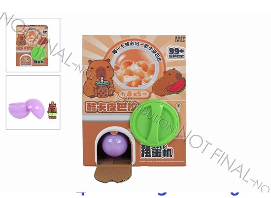 Capybara Vendingmachine met 6 Verrassingen  