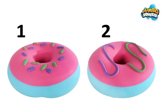 Take Away JUMBO Squeeze Donut assorti circa 16x16x7cm 3+