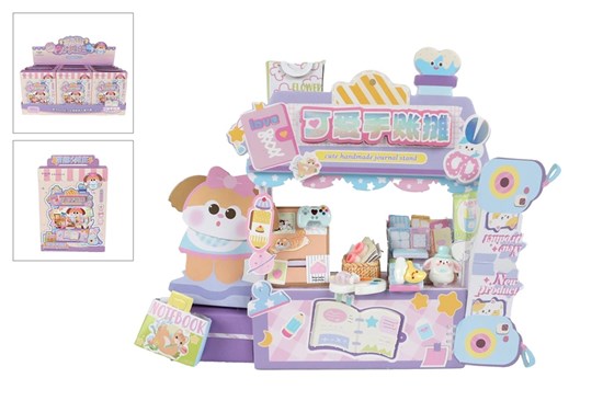 Kawaii Knutselkraampje Speelgoed Paars circa 15½ cm 