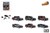 Roadblaster Bump and Crash Auto Frictie 12cm assorti 