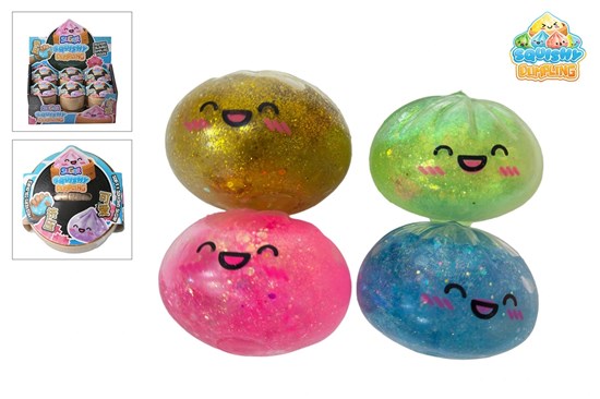 Kawaii Fidget Sugar Dumpling 9cm in Stoommand ass kleur 10cm  