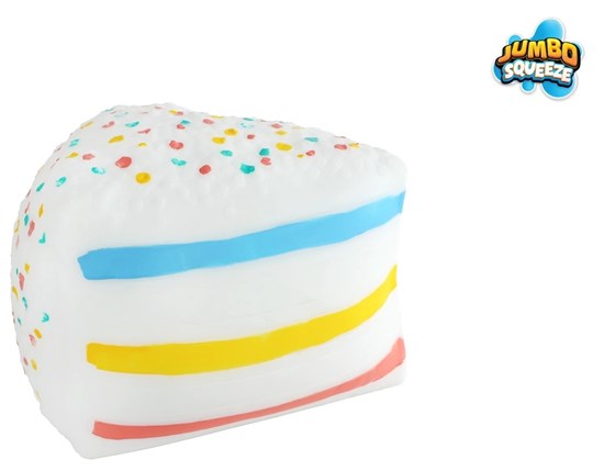 JUMBO Squeeze Taart circa 12x12x12½cm 3+ 