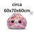 Take Me Home Kawaii Dumpling Rainbow pluche circa 60x70x60cm 