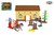 2-Play Paardenstal met 8 Accessoires circa 12x27x18½cm 