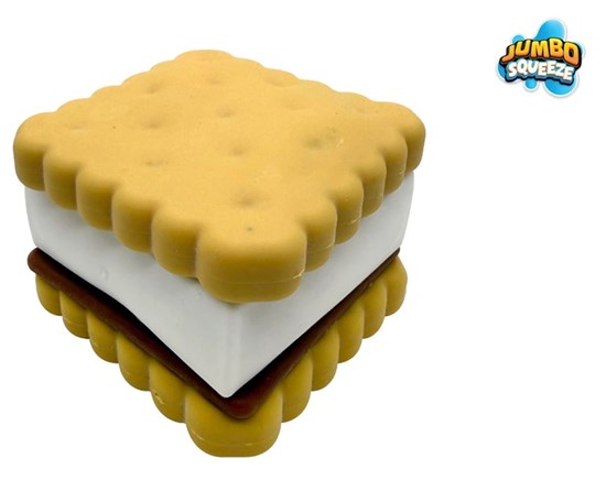 JUMBO Squeeze Sandwich Cookie circa 10cm 3+