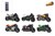 Roadblasters Motor Set met 3 Stuks assorti circa 7cm 