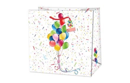Geschenktas Balloons M 22,5x17x9cm