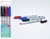 Soho 4 Fine Liners Whiteboard Markers 