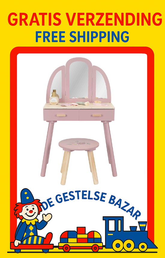 Little Dutch Houten Kaptafel FSC 3+ 