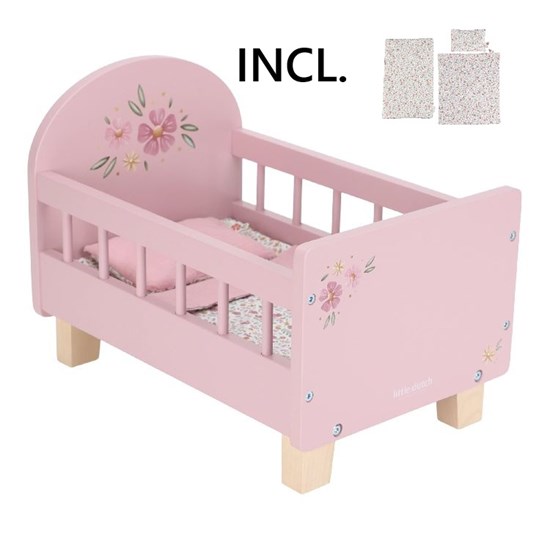 Little Dutch Houten Poppenbed FSC 18mnd+