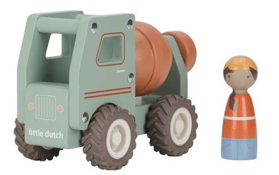 Little Dutch Betonwagen met Figuur FSC 18mnd+