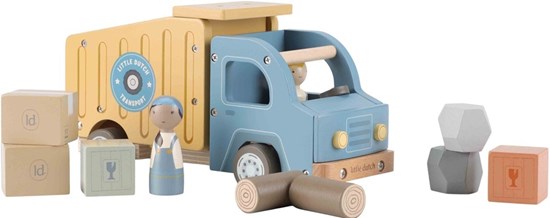 Little Dutch Houten Kiepwagen met Figuur FSC 2+ 
