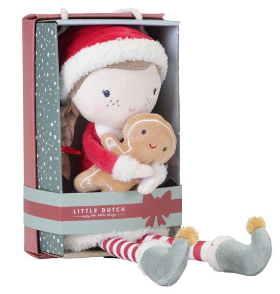 little dutch Knuffelpop Kerst Rosa 35cm in Kadodoos 12mnd+ 