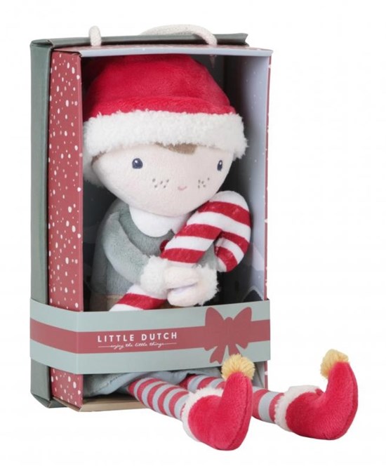 little dutch Knuffelpop Kerst Jim 35cm in Kadodoos 12mnd+ 