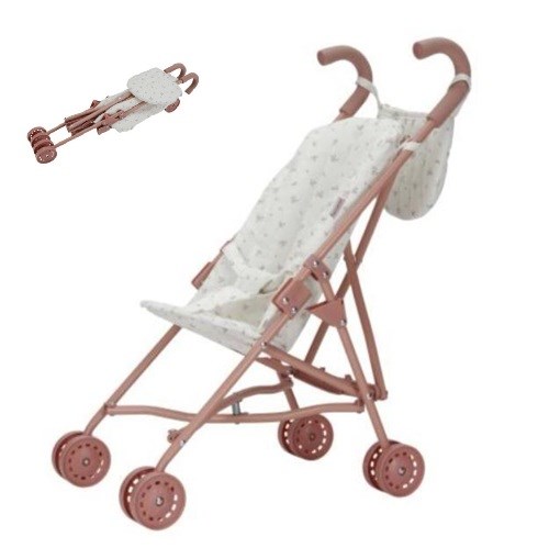 Little Dutch Metalen Poppenbuggy Roze metaal 3+ 
