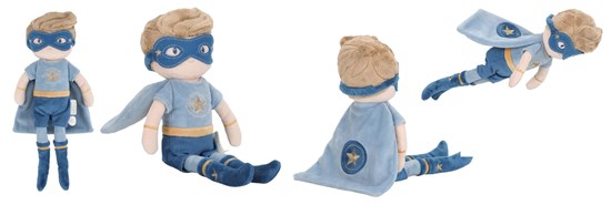 Little Dutch Knuffelpop SUPER HERO JIM circa 35cm 3+