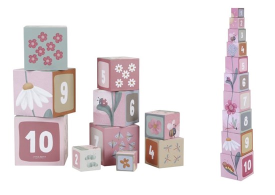 Little Dutch Stapeltoren Flowers & Butterflies karton 18mnd+ 