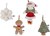 Little Dutch Rosa Kerstboomhangers 4Stuks GRS 