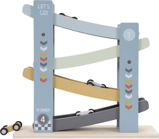 Little Dutch Rollerbaan Cars Blauw 18mnd+
